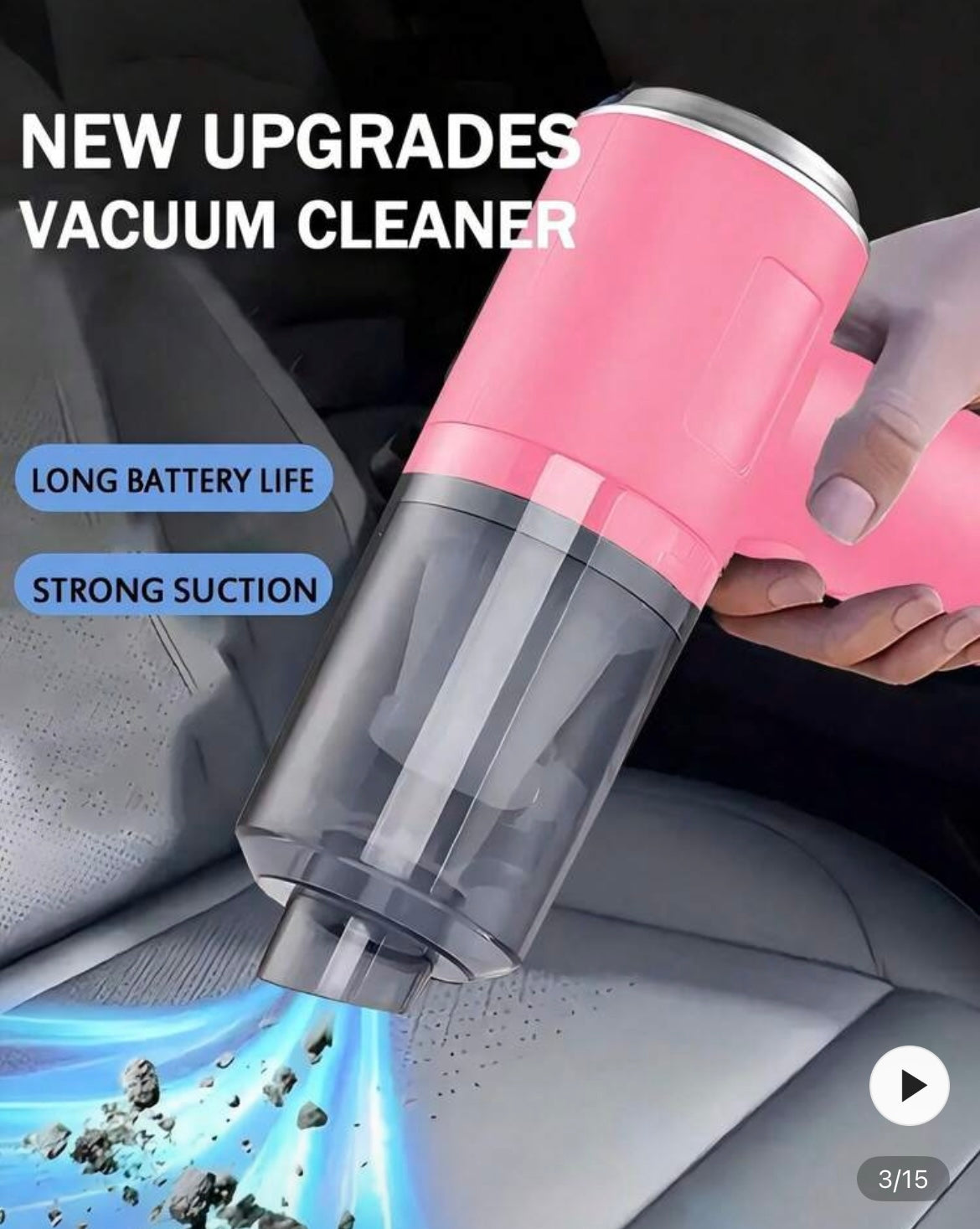 Aspirateur portatif 3-en-1 -